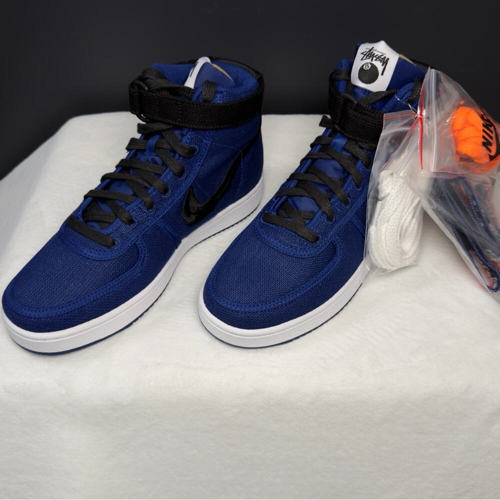 Nike Stussy x Vandal High ‘Deep Royal Blue’ | DX5425-400 | 8W/6.5Y\M - Picture 5 of 11